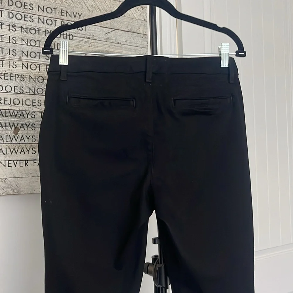 FRANK & EILEEN WICKLOW The Italian Chino ITALIAN PERFORMANCE TWILL in Black Sz 6 - Picture 9 of 17